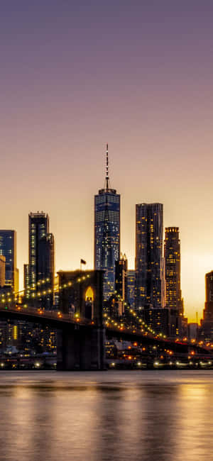 Iphone Xs Ny City Bakgrunn — Moto G77 Bakgrunner