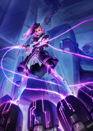 Sombra Overwatch — Vivo Pad5e Bakgrunner