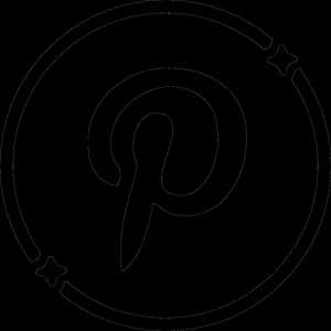 Pinterest-logo omriss