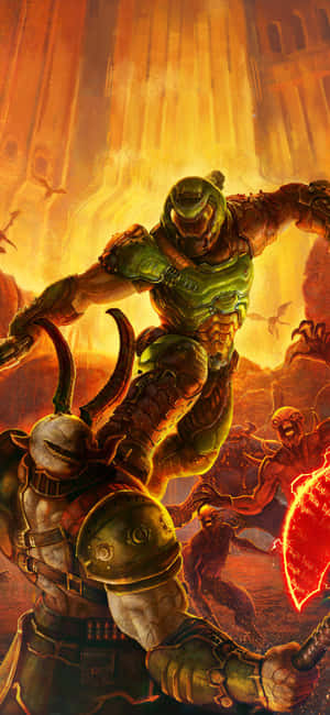 Pixel 3xl Doom Bakgrunn — IQOO Z10 Turbo Bakgrunner