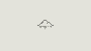 Pixel Cloud Minimalistisk Estetisk Laptop — Minimalistisk estetikk bærbar PC Bakgrunner