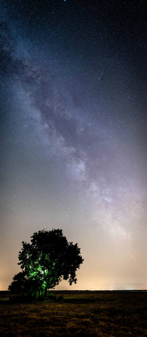 Plain HD Iphone Kveld Landskap Himmel — Galaxy Z Flip Bakgrunner
