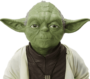 Portrett av Mester Yoda fra Star Wars