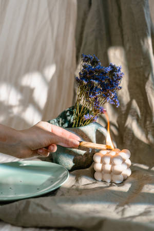 Preppy-estetikk lavendel bakgrunnsbilde — Preppy-estetikk Bakgrunner