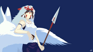 Prinsesse Mononoke Minimalistisk Anime
