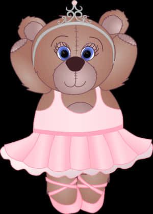Ballerina Clipart Teddybjørn - Teddybjørn Ballerina, HD Png Nedlasting — Søt bjørn Bakgrunner