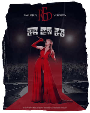 Red Taylors Version — Taylor swift Bakgrunner