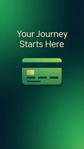 En motiverende typografiveggpapir med Green Card. — iPhone 5 Bakgrunner