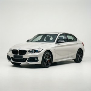 Slank BMW 1-serie i minimalistisk studioopptak — Pixel Watch 5 Bakgrunner