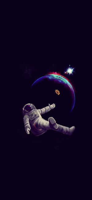 Astronaut Iphone — Pixel 8 Bakgrunner
