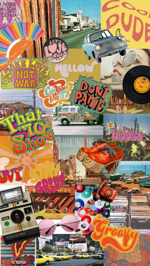 Retro og tegneserie Tumblr-estetikk-bakgrunn — Tumblr estetikk Bakgrunner