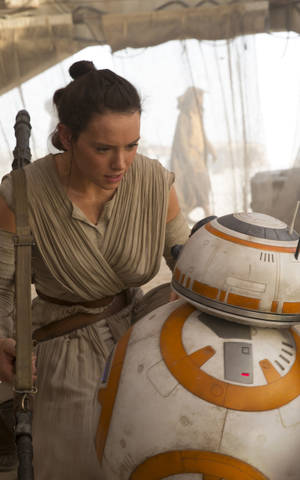 Rey Og BB-8 Star Wars Nettbrett — Xiaomi Pad Mini Bakgrunner