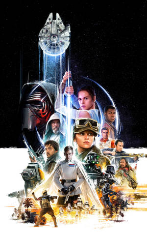 Rise Of The Skywalker Star Wars-nettbrett — Infinix Xpad 30 Pro Bakgrunner