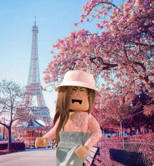 Roblox-avatar i Paris — Kult Roblox Bakgrunner