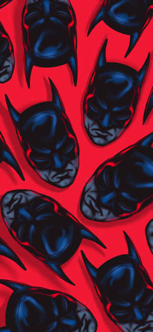 Rød Batman-logo — Motorola Edge (2025) Bakgrunner
