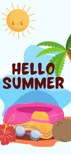 Iphone X sommerbakgrunn — iPhone 12 Bakgrunner