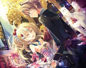 Romantisk anime dans bakgrunnsbilde — Anime dans Bakgrunner