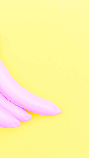 Rosa banan pastellgul estetikk — Pastellgul estetikk Bakgrunner
