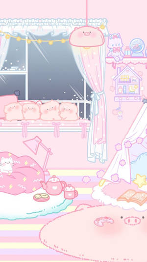 Rosa kawaii-rom