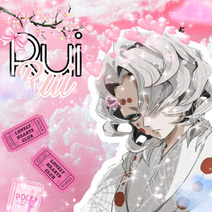 Rosa Rui Demon Slayer-bakgrunnsbilde — Rui Demon Slayer Bakgrunner