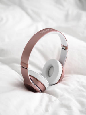 Rose Gold Estetisk Headset