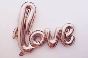 Rose Gold estetisk ballong