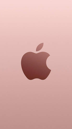 Roségull Apple-logo iPhone SE — iPhone Se Bakgrunner