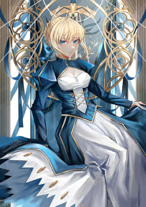 Saber Fate Stay Night — Vivo Pad5e Bakgrunner