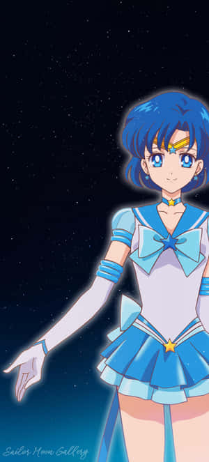 Sailor Mercury — Pixel 9 Bakgrunner