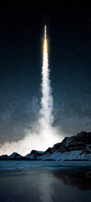 Samsung S21 Ultra Rakettoppskyting Bakgrunnsbilde — Pixel 11 Bakgrunner