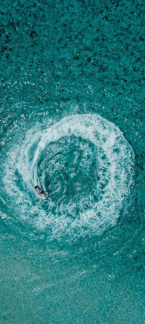 Samsung S21 Ultra Speedboat Sirkel Bakgrunnsbilde — Pixel 11 Bakgrunner