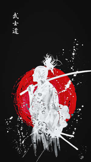 Samurai Anime Ronin Kriger Digital Kunst — Japansk samurai Bakgrunner