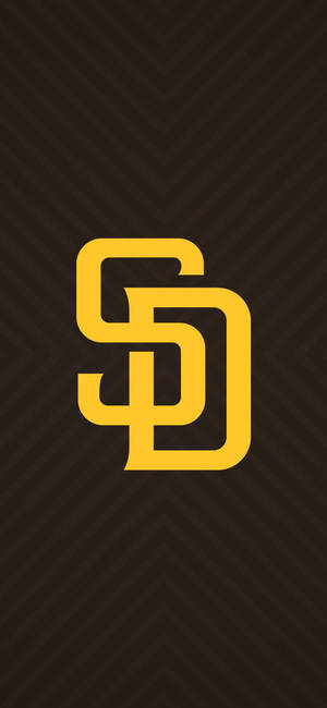 San Diego Padres Gult Logo bakgrunn — iPhone 17 Pro Bakgrunner