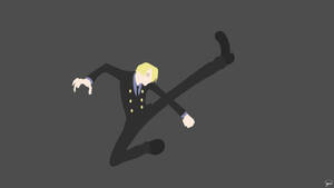 One Piece minimalistisk Sanji Vinsmoke-bakgrunn