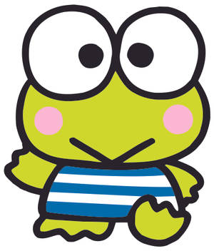 Sanrio Keroppi frosken bakgrunnsbilde — Galaxy Z Fold 6 Bakgrunner