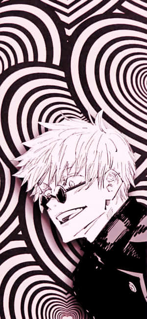 Satoru Gojo Goth Anime — Motorola Edge 60 Neo Bakgrunner
