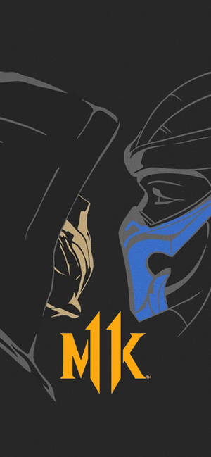 Scorpion vs Sub-Zero MK11 bakgrunnsbilde — iPhone 15 Bakgrunner