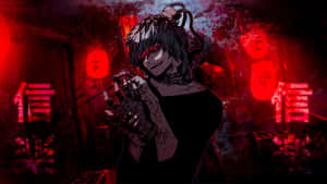 Shigaraki — Rød Anime Bakgrunner