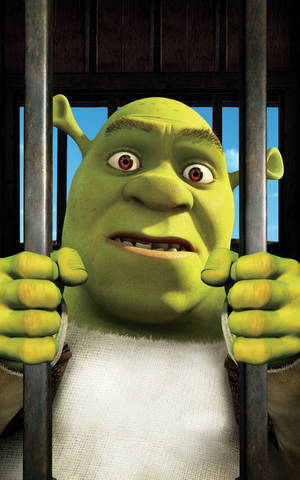 Shrek i et bur bakgrunnsbilde — Lenovo Tab Bakgrunner