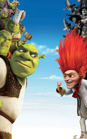 Shrek forever after plakat bakgrunnsbilde — Lenovo Yoga Tab Bakgrunner