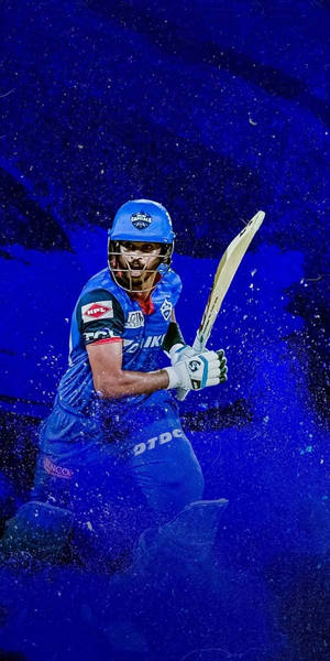 Delhi Capitals Shreyas Iyer bakgrunnsbilde — 18:9 Bakgrunner