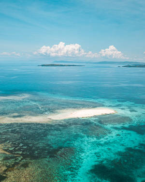 Siargao Øy Sandbanke bakgrunnsbilde — 4:5 Bakgrunner