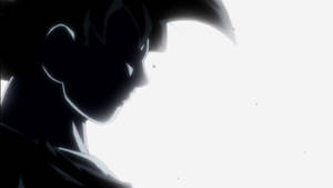 Silhuett Ultra Instinct Goku — Ultra Instinct Goku Bakgrunner
