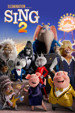 Sing 2 Reklameplakat — Xiaomi Pad Bakgrunner