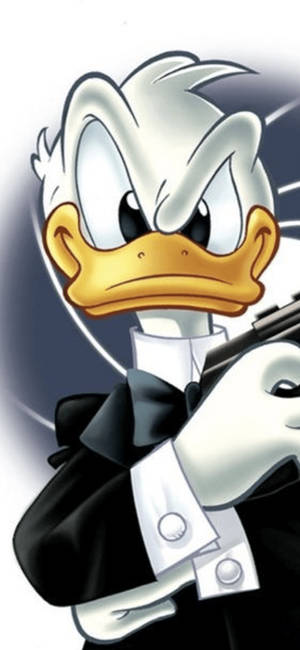 Sint Donald Duck agentkunst bakgrunnsbilde