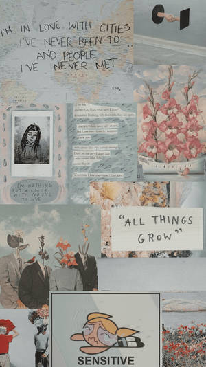 Sitater Estetisk Collage — Estetisk collage Bakgrunner