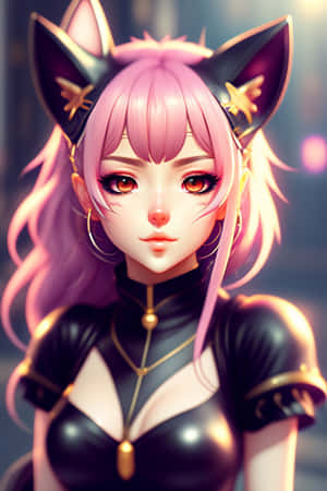 Sjarmerende Kuromi-fanart-bakgrunnsbilder — Oppo Pad Bakgrunner