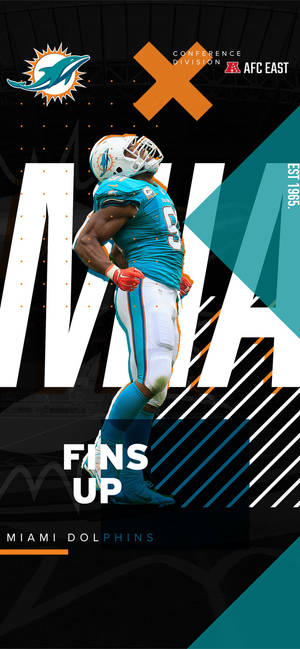 Miami Dolphins Iphone — iPhone 13 Pro Bakgrunner