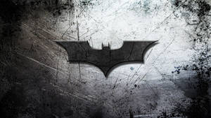 Skadet Batman-logo bakgrunnsbilde