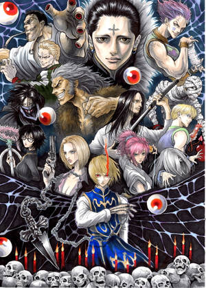 Skallekunst Phantom Troupe bakgrunnsbilde — IQOO Pad5c Bakgrunner